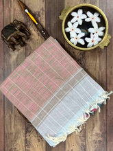 Bengal Cottons Blue 100% Pure Cotton - Manoranjitham Weaves - Handloom Store