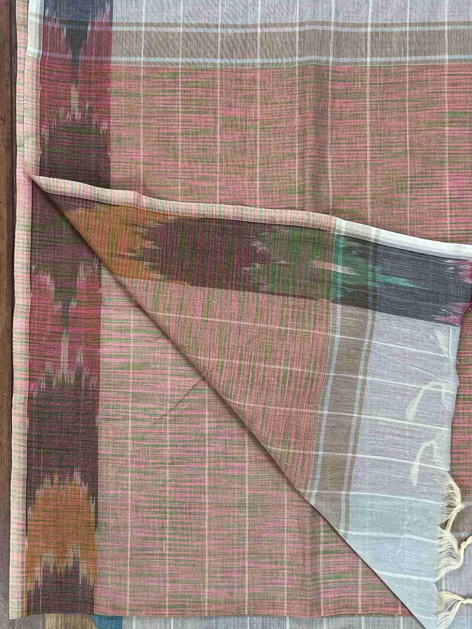 Bengal Cottons Blue 100% Pure Cotton - Manoranjitham Weaves - Handloom Store