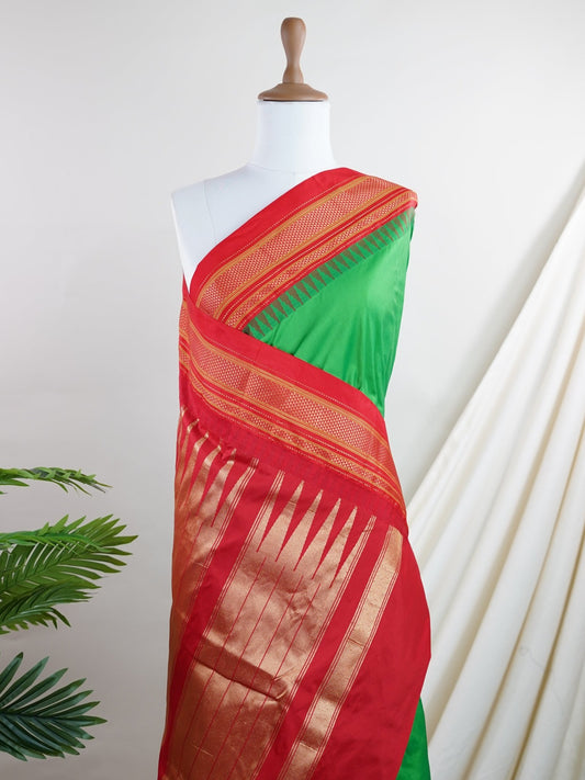 Semi Silk Semi Silk - Manoranjitham Weaves - Handloom Store