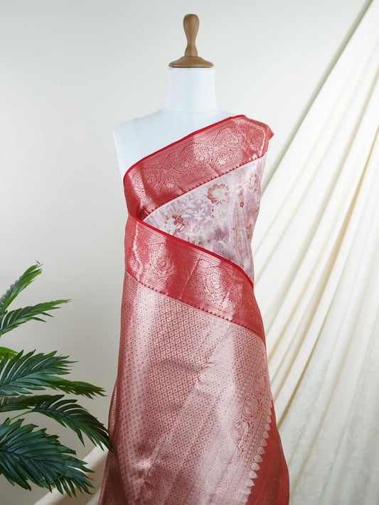 Kanchipuram Silk 100% Pure Silk - Manoranjitham Weaves - Handloom Store