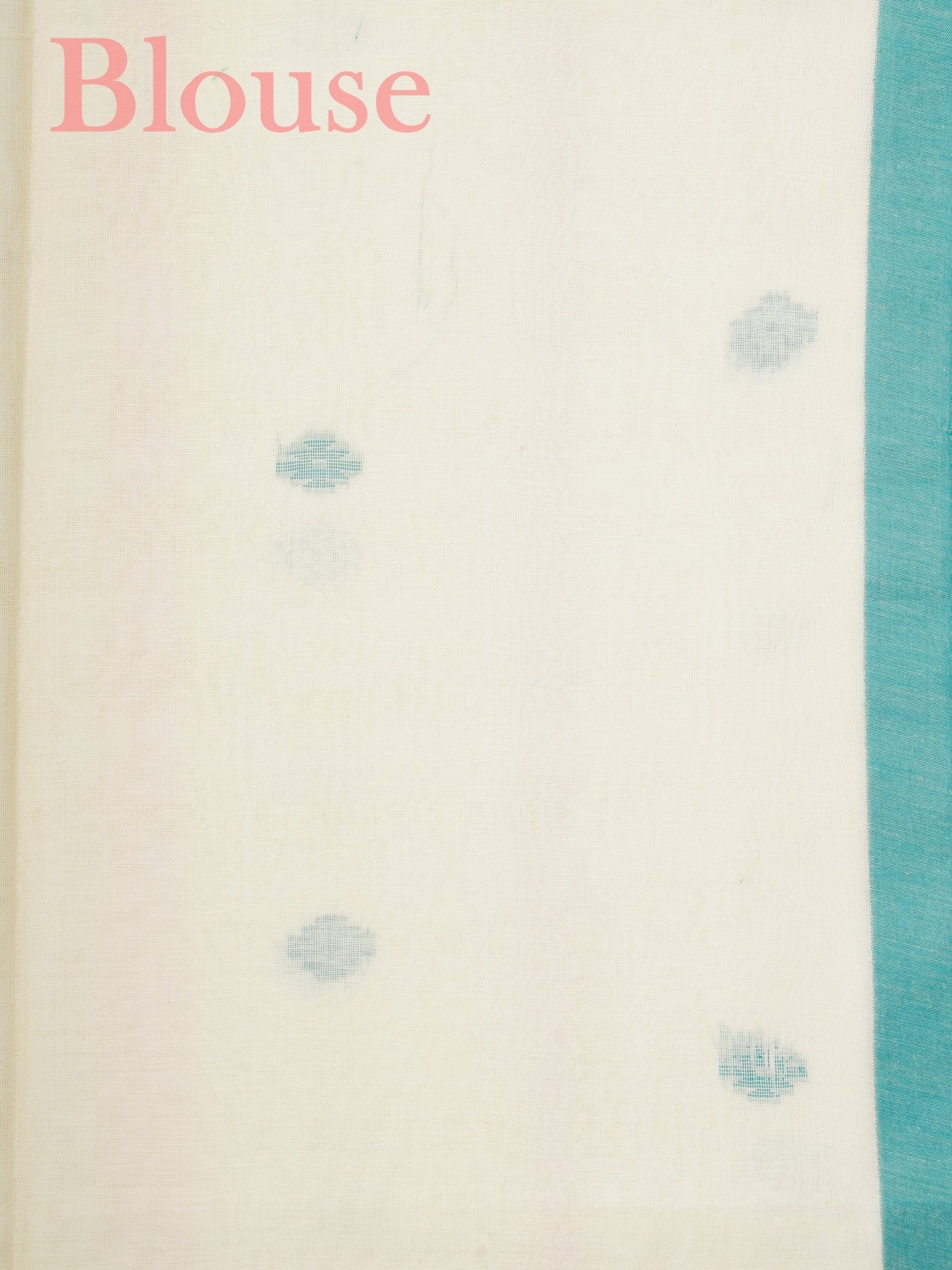 Cotton Cream 100% Pure Cotton - Manoranjitham Weaves - Handloom Store