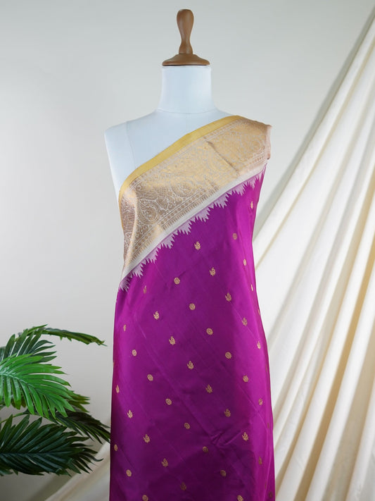 Gadwal Silk 100% Pure Silk - Manoranjitham Weaves - Handloom Store