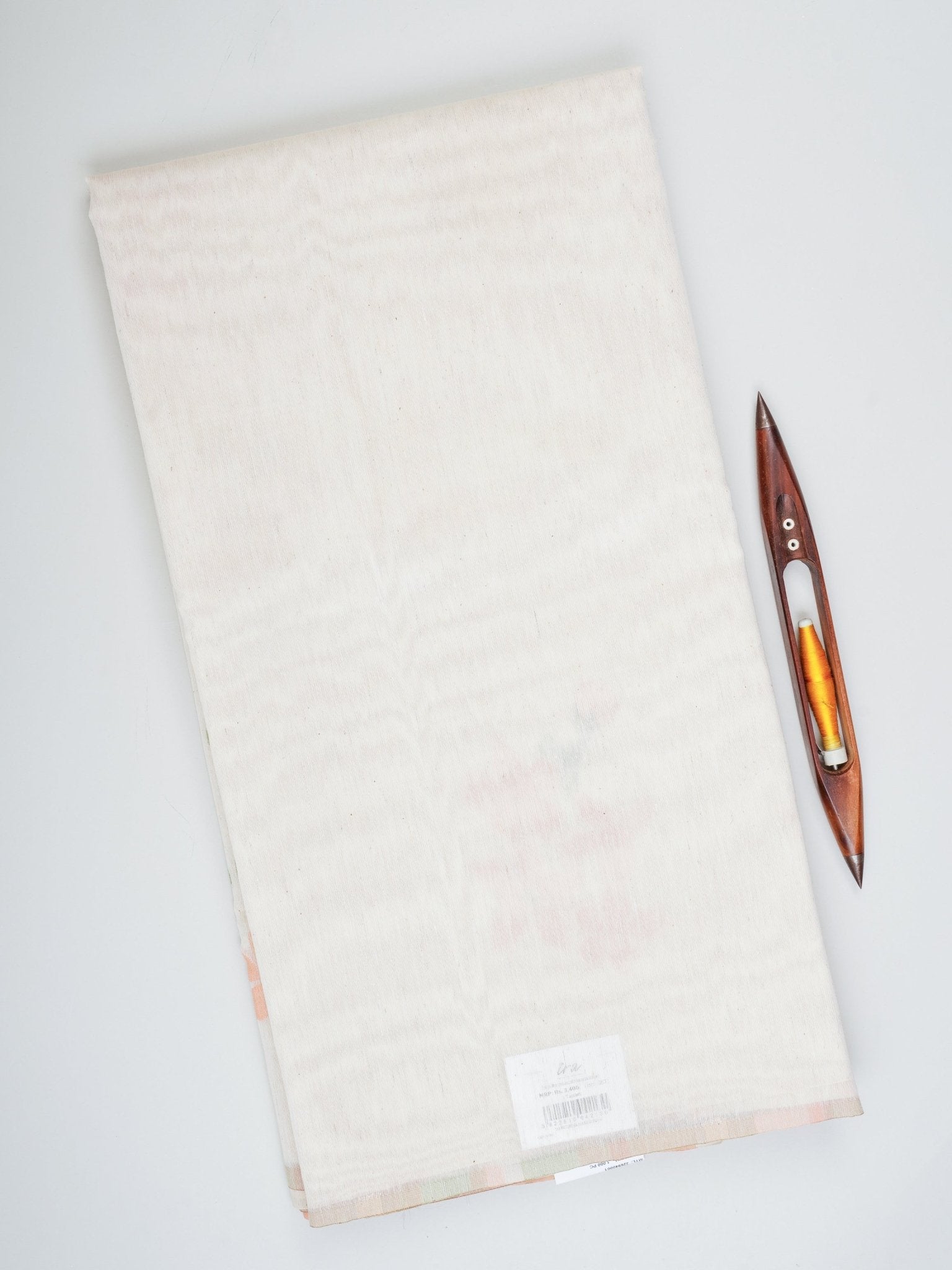 Cottons Cream Kora Cotton - Manoranjitham Weaves - Handloom Store