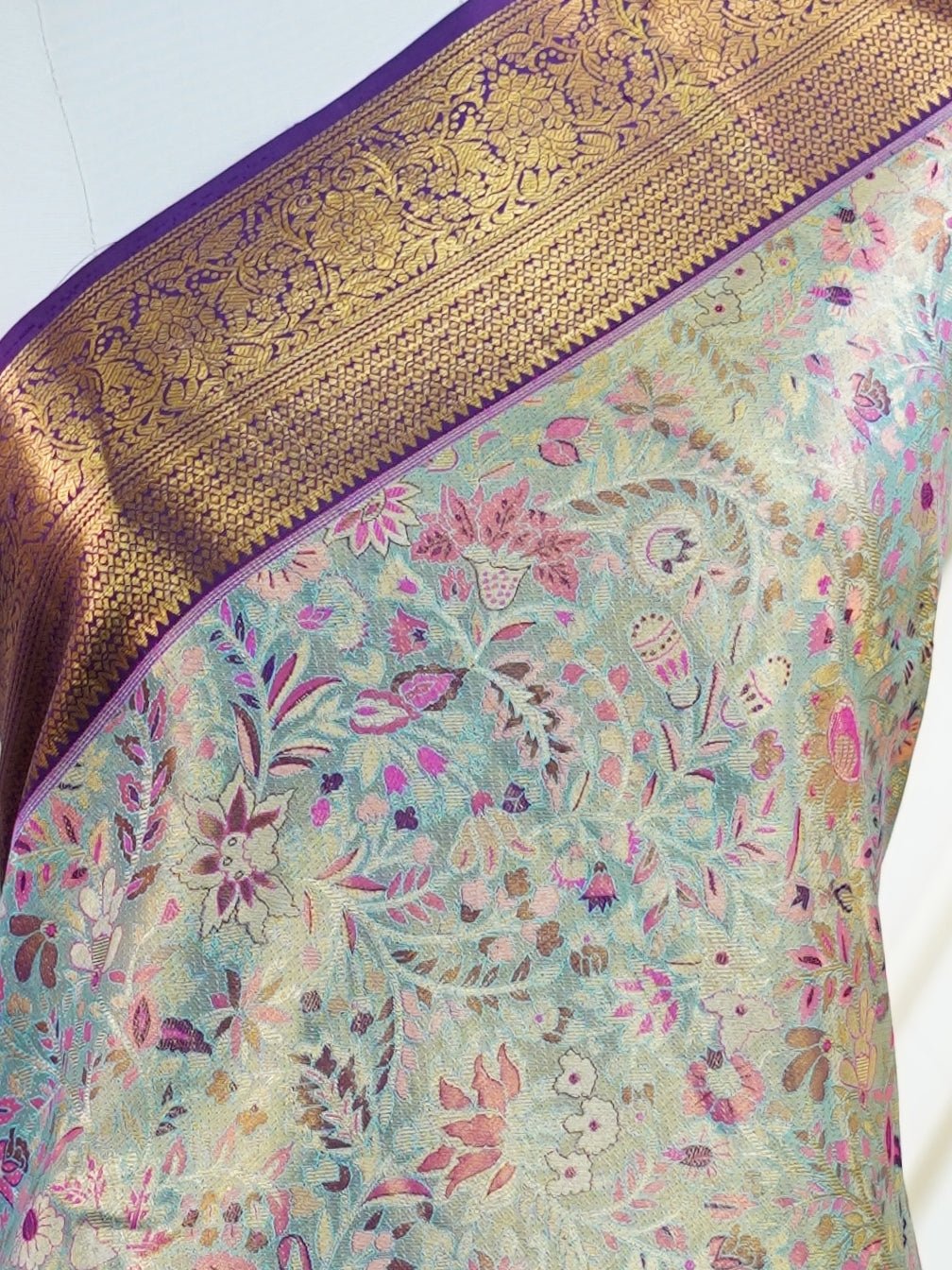 Kanchipuram Silk 100% Pure Silk - Manoranjitham Weaves - Handloom Store