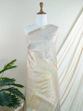 tissue Silver 100% Pure Tissue - Manoranjitham Weaves - Handloom Store