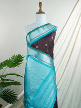 Gadwal Silk Maroon 100% Pure Silk - Manoranjitham Weaves - Handloom Store