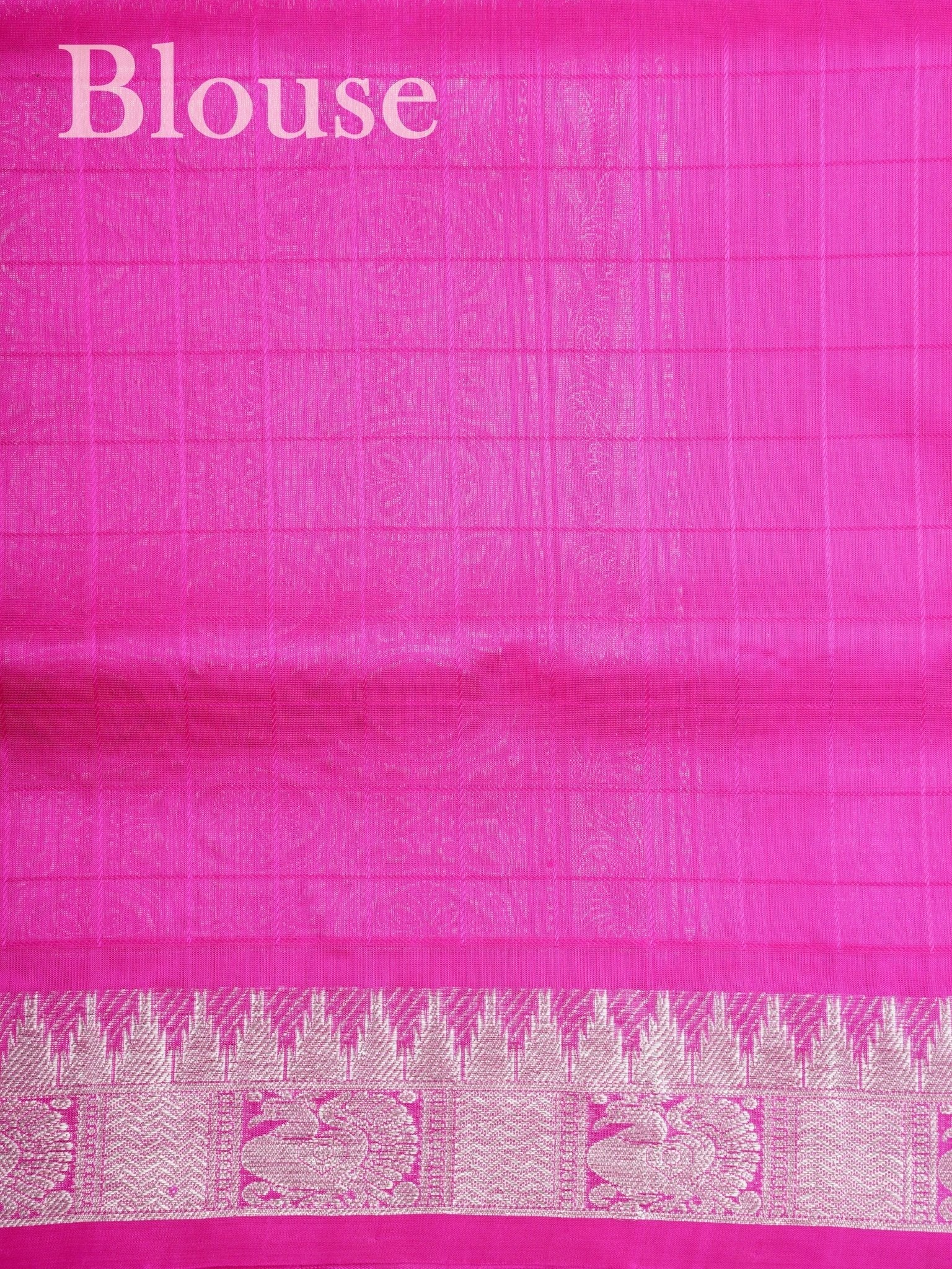 Venkatagiri Silk Orange 100% Pure Silk - Manoranjitham Weaves - Handloom Store