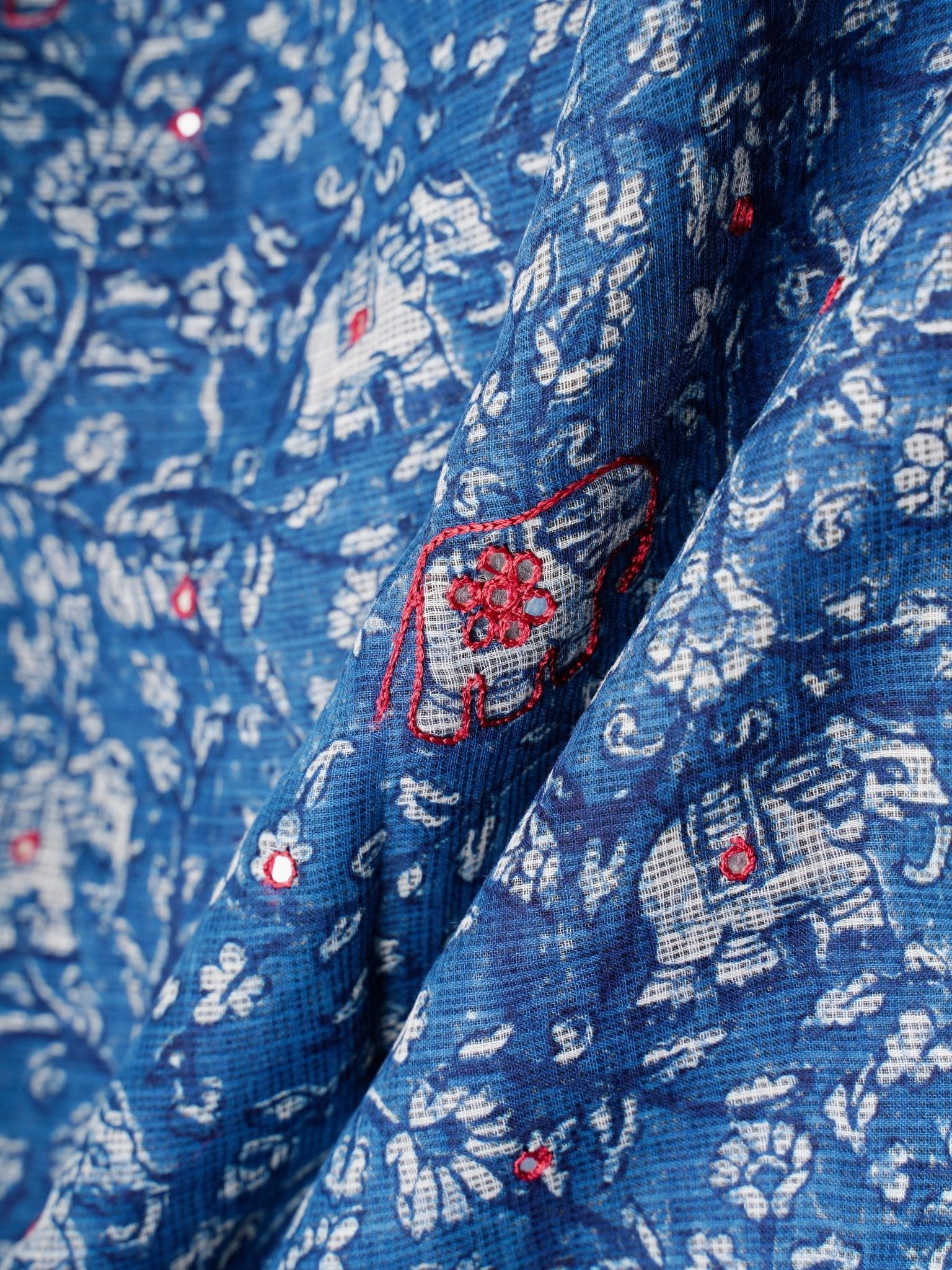 Kota Blue Kota - Manoranjitham Weaves - Handloom Store