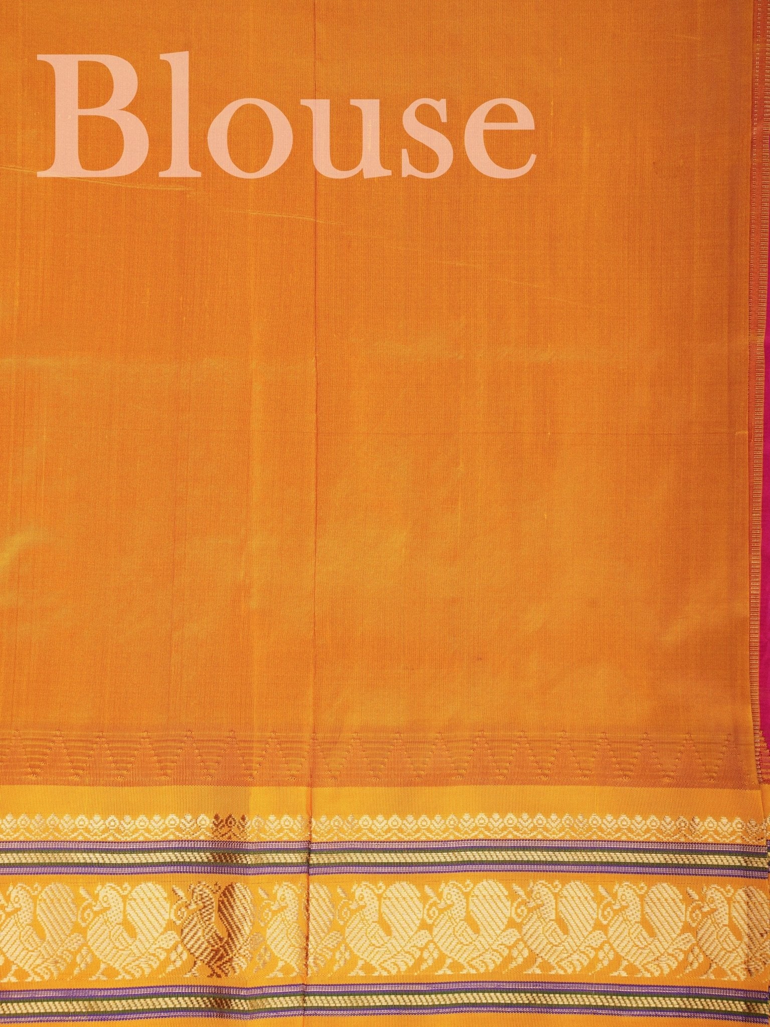 Narayanpet Pink 100% Pure Silk - Manoranjitham Weaves - Handloom Store
