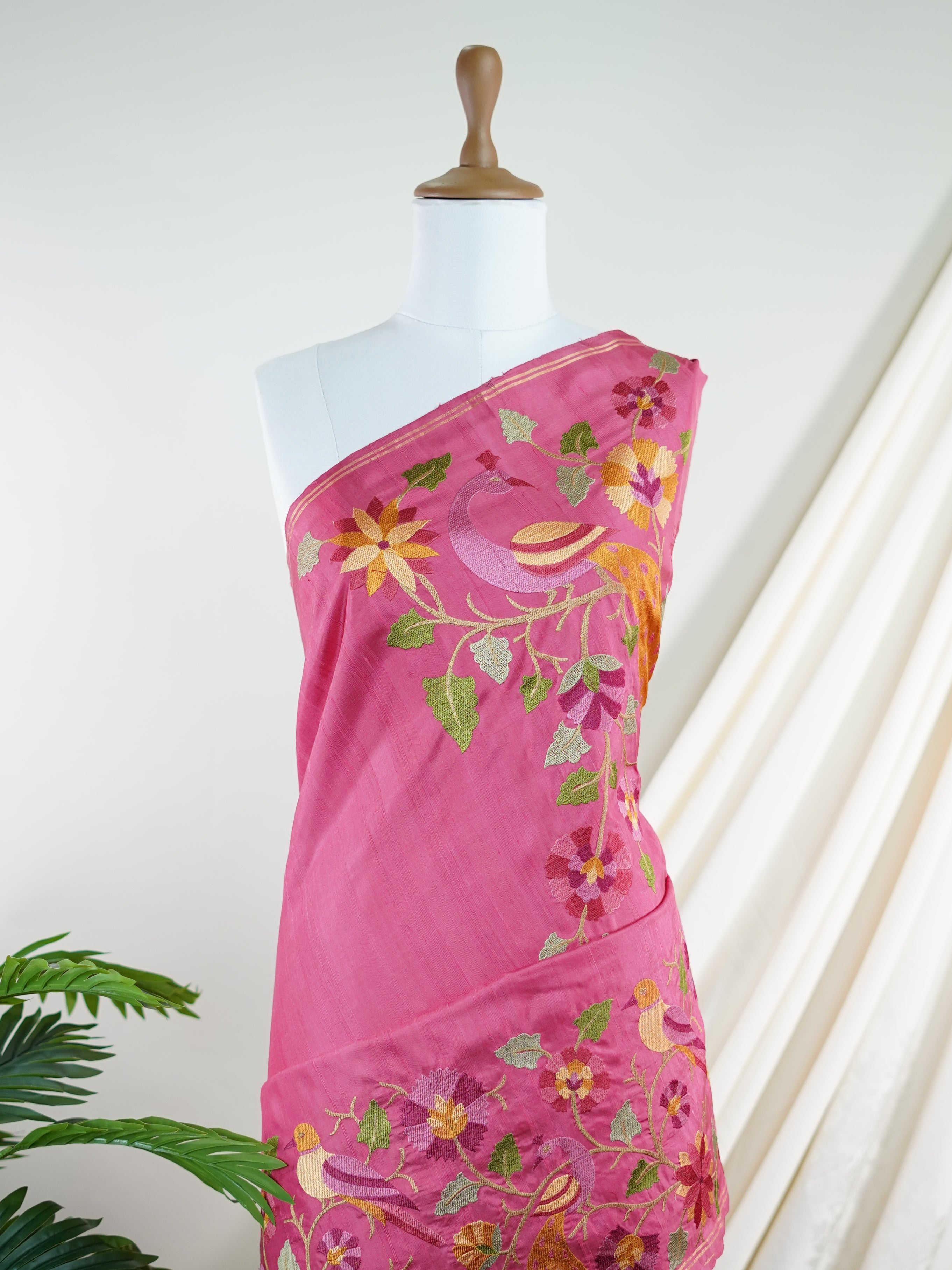 Tussar  100% Pure Silk  - Manoranjitham Weaves - Handloom Store