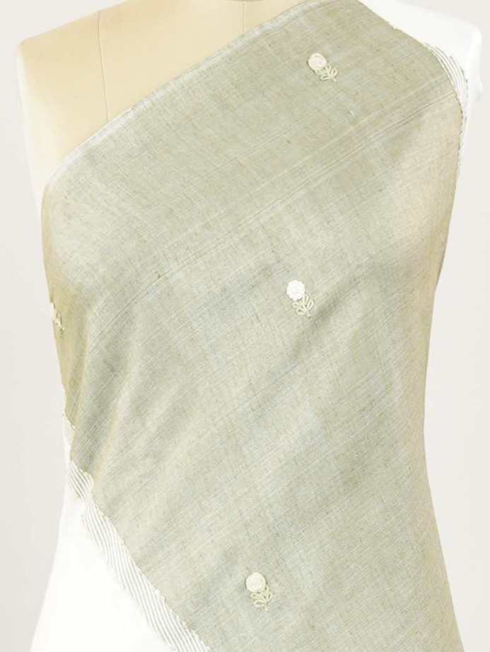 Tussar Woven from pure Tussar silk, this saree glows with its signature textured sheen and understated elegance. Fine hand embroidery dances across the body and border, adding gentle detail without overpowering the weave. The blend of earthy silk and intricate threadwork makes it perfect for both formal and festive wear.br
Graceful, grounded, and rich in quiet luxury.br
#Manoranjitham #TussarSilk #EmbroideredSaree #HandcraftedElegance #SubtleLuxury #ThreadedWithTradition #TextileStories Janani - Tussar Silk