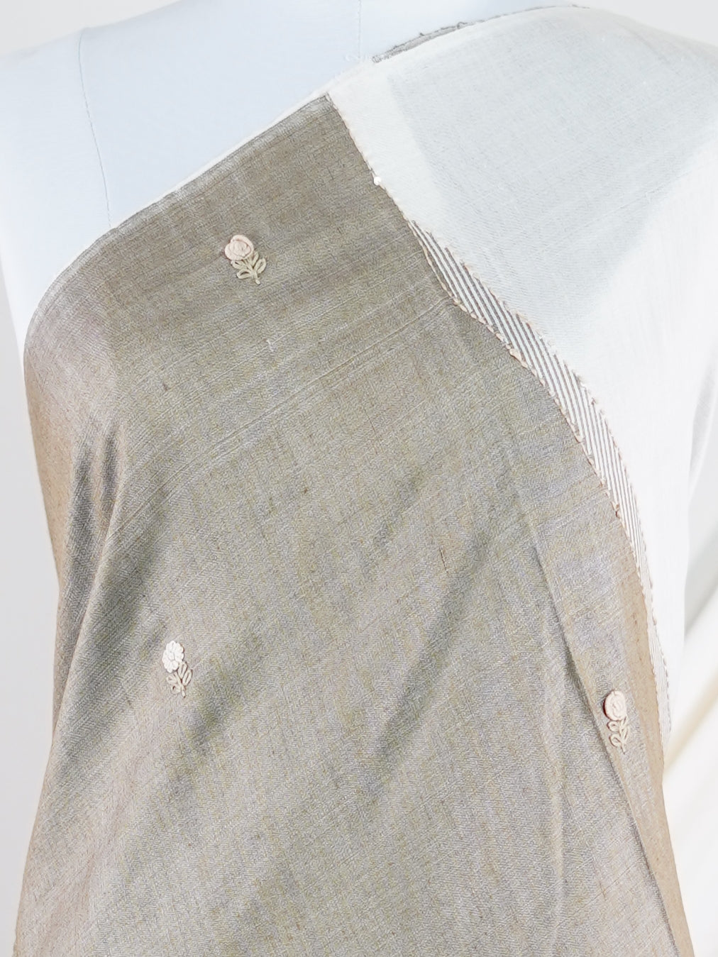 Tussar  100% Pure Tussar - Manoranjitham Weaves - Handloom Store