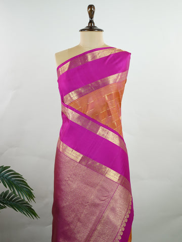 Kanchipuram Silk Kanjivaram Vintage Shodashi - Manoranjitham Weaves - Handloom Store