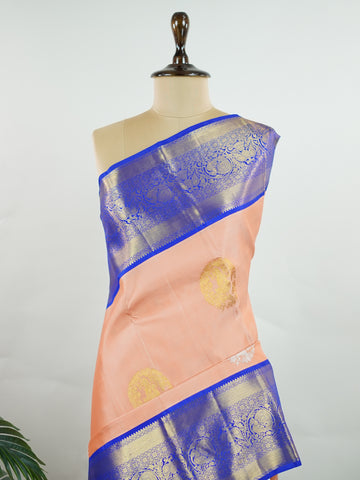 Kanchipuram Silk Beautiful Trdaditional kanjivaram Kusumita - Manoranjitham Weaves - Handloom Store