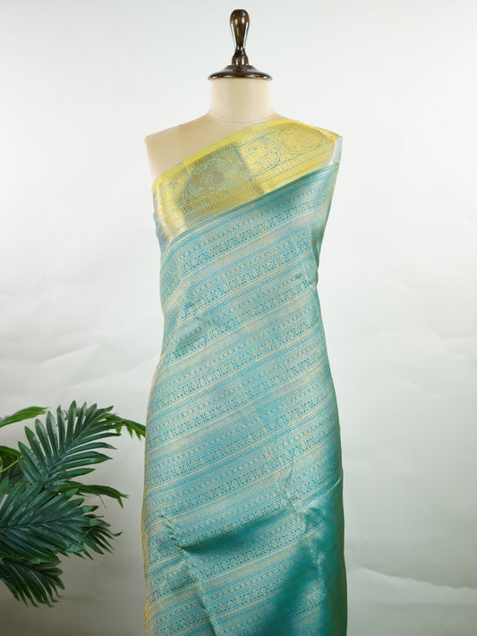 Kanchipuram Silk Beautiful Trdaditional kanjivaram Meenakshi - Manoranjitham Weaves - Handloom Store