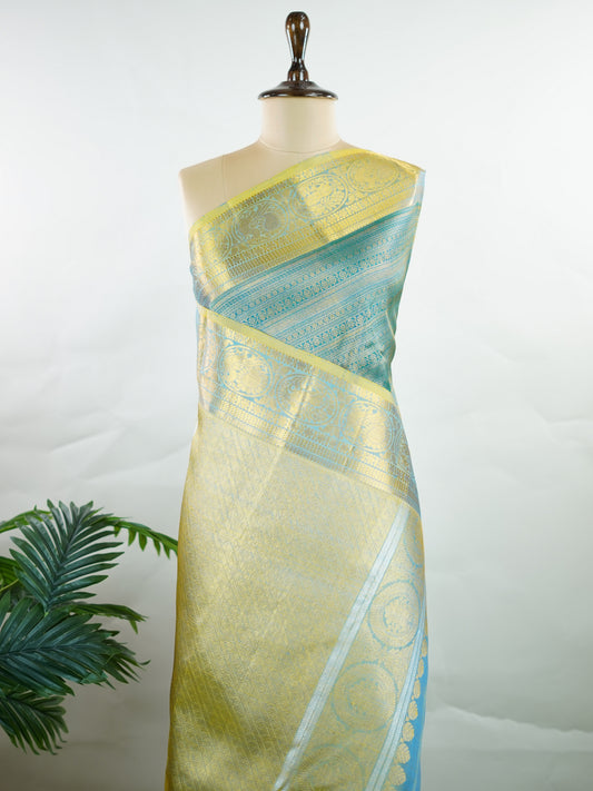 Kanchipuram Silk Beautiful Trdaditional kanjivaram Meenakshi - Manoranjitham Weaves - Handloom Store