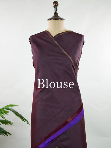 Kanchipuram Silk Rich and earthy, this snuff-toned Kanjivaram saree is crafted in luxurious 100% pure silk for a graceful, structured drape. The body is adorned with elegant buttas that add depth and traditional charm to the weave. Subtle yet regal, it’s a timeless choice for weddings, festive occasions, and classic celebrations. Adishakti - Pure Kanjivaram Silk Saree | Pure Zari - Manoranjitham Weaves - Handloom Store