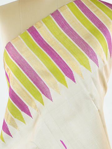 Kanchipuram Silk Soft, elegant, and timeless, this cream Kanjivaram saree is crafted in luxurious 100% pure silk for a graceful drape. The vibrant 8-kol multi-colour detailing adds festive richness, while delicate Malli Mogga buttis enhance the body with subtle floral charm. A perfect harmony of tradition and colour—ideal for weddings and special celebrations. Srishti - Manoranjitham Weaves - Handloom Store