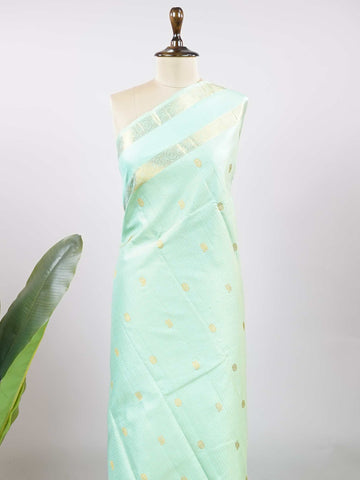 Chidrupini - Mint Green Pure Kanjivaram Silk Saree