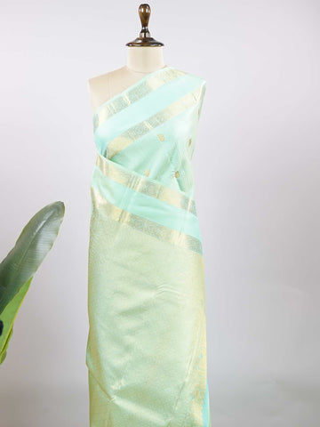 Chidrupini - Mint Green Pure Kanjivaram Silk Saree