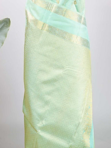 Chidrupini - Mint Green Pure Kanjivaram Silk Saree