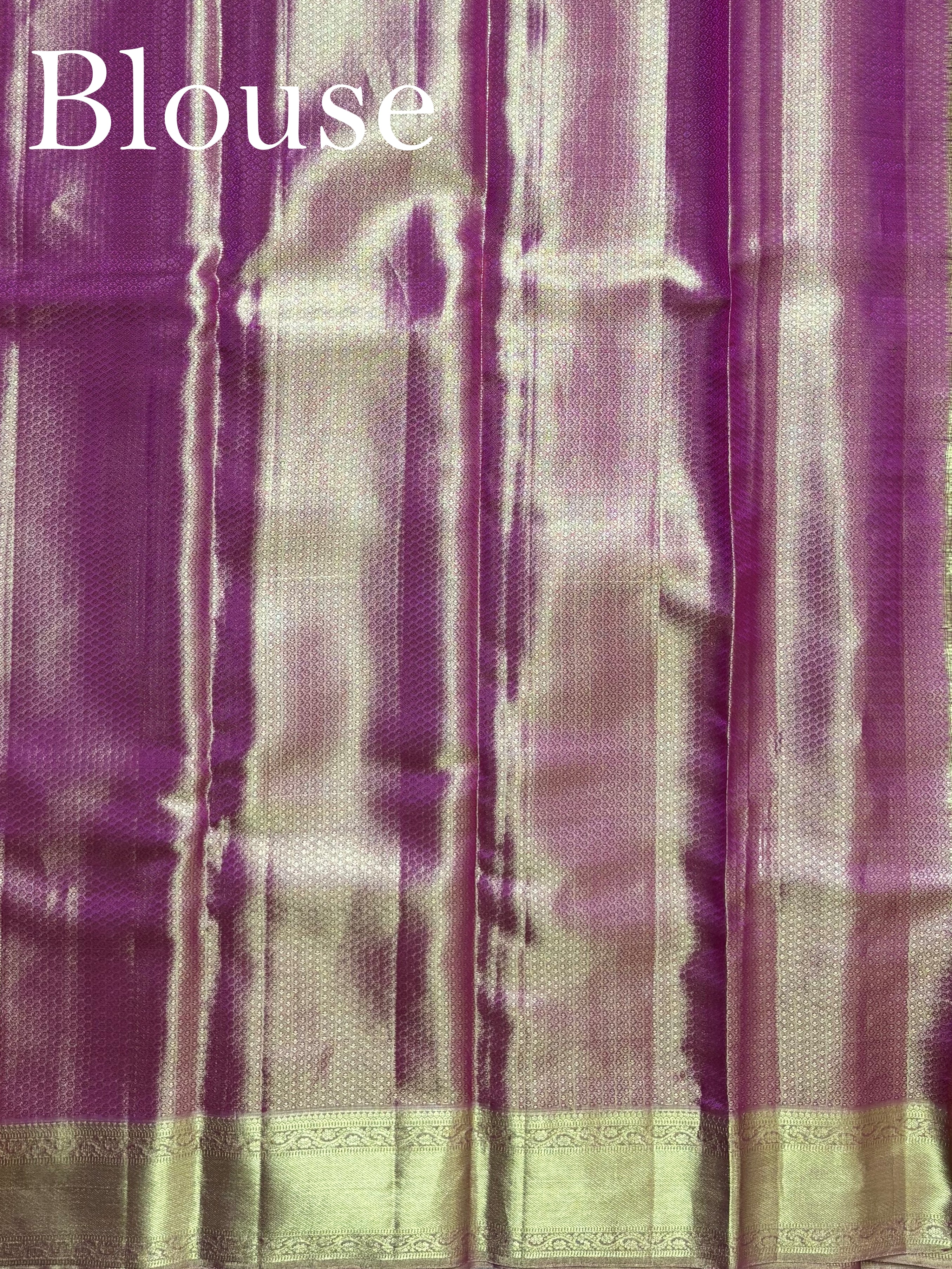 Kanchipuram Silk Ivory 100% Pure Silk  - Manoranjitham Weaves - Handloom Store