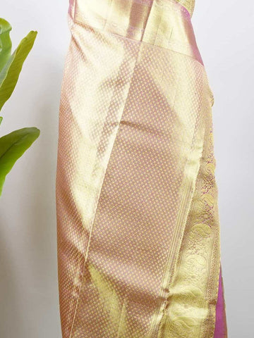 Pantuvarali - Ivory Pure Kanjivaram Silk Saree
