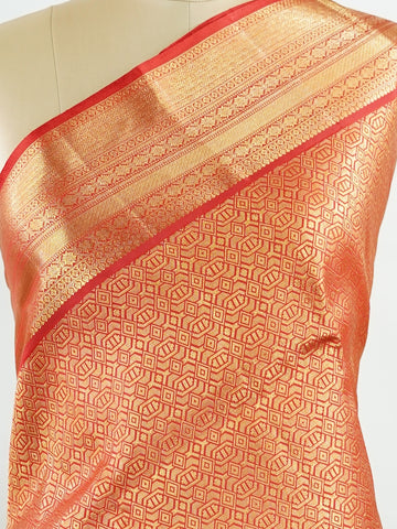 Kanchipuram Silk Kanjivaram silks are the crown jewels of South Indian weaving, renowned for their rich texture, vibrant colors, and exquisite zari work. Handwoven in Kanchipuram, these silks combine the finest mulberry silk with pure gold and silver threads, creating opulent sarees fit for weddings and grand celebrations. Each piece tells a story of tradition, craftsmanship, and timeless elegance. Devagandhari - Pure Kanjivaram Silk Saree - Manoranjitham Weaves - Handloom Store