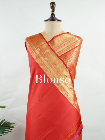 Kanchipuram Silk Kanjivaram silks are the crown jewels of South Indian weaving, renowned for their rich texture, vibrant colors, and exquisite zari work. Handwoven in Kanchipuram, these silks combine the finest mulberry silk with pure gold and silver threads, creating opulent sarees fit for weddings and grand celebrations. Each piece tells a story of tradition, craftsmanship, and timeless elegance. Devagandhari - Pure Kanjivaram Silk Saree - Manoranjitham Weaves - Handloom Store
