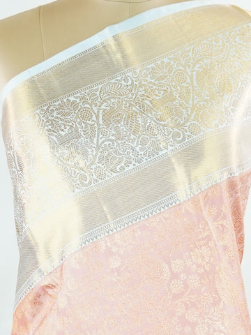 Kanchipuram Silk A captivating coral Kanchipuram silk saree woven with gold zari buttas, radiating charm and grace. The contrast lavender border adds a gentle elegance to the weave. Crafted from 100% pure silk, this timeless creation is perfect for weddings and festive moments.            #ManoranjithamSilks #KanjivaramHandloom #PureSilkSaree #BridalElegance #TimelessTradition Pantuvarali - Pure Kanjivaram Silk Saree | Zari Buttas - Manoranjitham Weaves - Handloom Store