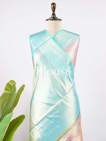 Atana - Pink Pure Kanjivaram Silk Saree | Zari Buttas
