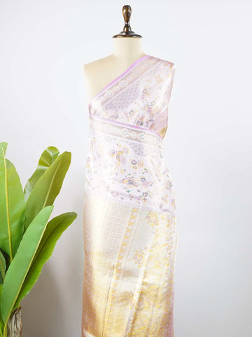Bhavapriya - Pure Kanjivaram Silk Saree | Zari Buttas