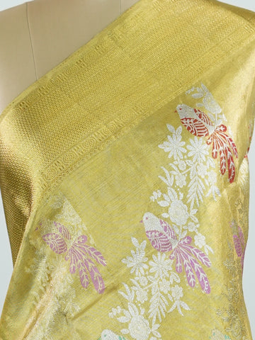 Kanchipuram Silk A timeless treasure for the bride, this pure handloom Kanjivaram saree radiates grandeur with every thread. Woven by master weavers, it carries the weight of tradition and the shimmer of celebration. With its bold zari work and majestic drape, it is crafted to make a bride feel divine on her most special day. An heirloom in the making, steeped in culture and grace. Brindavani Sarang - Pure Kanjivaram Silk Saree - Manoranjitham Weaves - Handloom Store