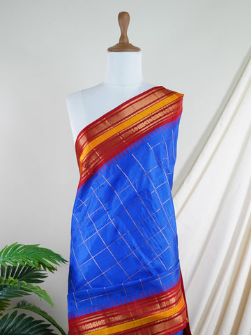 Gadwal Silk This pure handloom Gadwal saree is a testament to timeless tradition, crafted meticulously on looms by master weavers of Telangana. Its vibrant body and shimmering zari borders strike a perfect balance between grandeur and grace. Lightweight yet regal, it’s the ideal choice for weddings, temple visits, and family celebrations. A saree that carries heritage in every thread.

#Manoranjitham #GadwalSilk #HandloomSarees #TelanganaWeaves #HeirloomSilks #ZariElegance #BridalWeaves #TimelessTradition #
