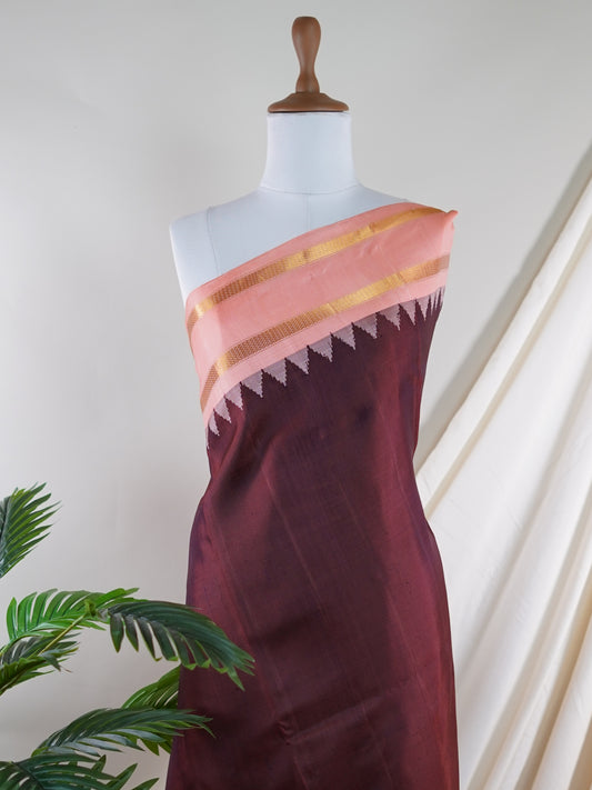 Gadwal Silk  100% Pure Silk  - Manoranjitham Weaves - Handloom Store