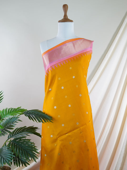 Gadwal Silk  100% Pure Silk  - Manoranjitham Weaves - Handloom Store