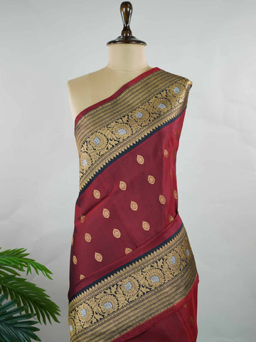 Jayanthi – Handloom Gadwal Silk Saree | Pure Zari