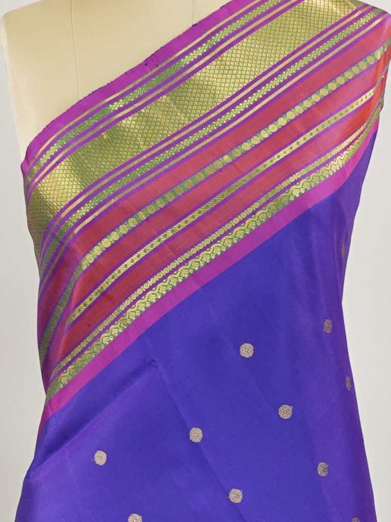 Gadwal Silk This pure handloom Gadwal saree is a testament to timeless tradition, crafted meticulously on looms by master weavers of Telangana. Its vibrant body and shimmering zari borders strike a perfect balance between grandeur and grace. Lightweight yet regal, it’s the ideal choice for weddings, temple visits, and family celebrations. A saree that carries heritage in every thread.

#Manoranjitham #GadwalSilk #HandloomSarees #TelanganaWeaves #HeirloomSilks #ZariElegance #BridalWeaves #TimelessTradition #