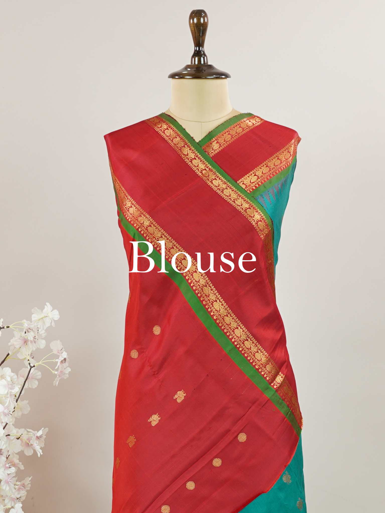 Gadwal Silk Gadwal handlooms are where simplicity meets regal artistry. Their contrast borders and rich pallus embody cultural pride. Charumati - Handloom Gadwal Silk Saree | Pure Silk | Zari Border - Manoranjitham Weaves - Handloom Store