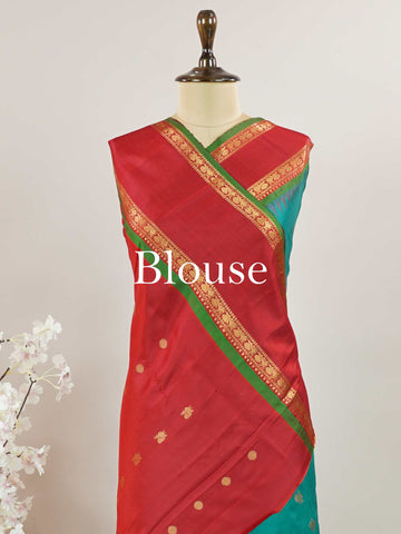 Gadwal Silk Gadwal handlooms are where simplicity meets regal artistry. Their contrast borders and rich pallus embody cultural pride. Charumati - Handloom Gadwal Silk Saree | Pure Silk | Zari Border - Manoranjitham Weaves - Handloom Store