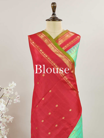Gadwal Silk Gadwal handlooms are where simplicity meets regal artistry. Their contrast borders and rich pallus embody cultural pride. Lavanya - Gadwal saree - Manoranjitham Weaves - Handloom Store