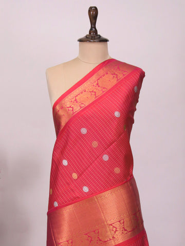 Tripureshi - Handloom Gadwal Silk Saree | Pure Silk | Zari Border