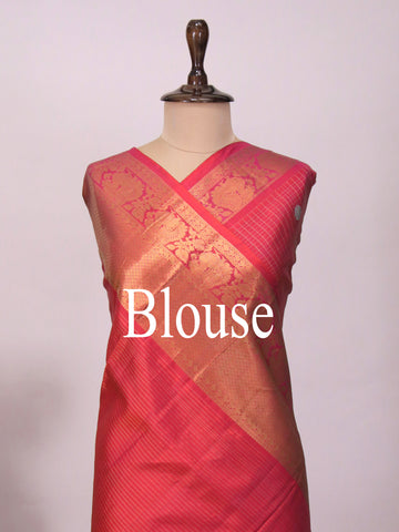 Tripureshi - Handloom Gadwal Silk Saree | Pure Silk | Zari Border