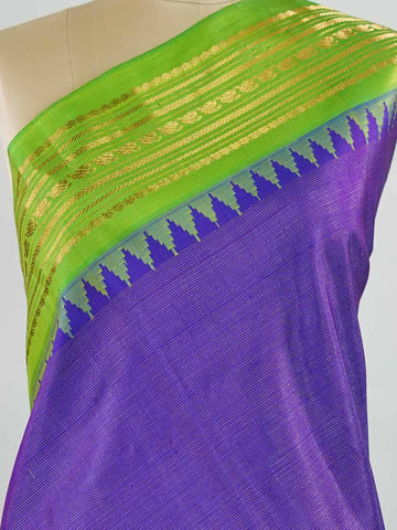 Komalangi - Handloom Gadwal Silk Saree | Pure Silk | Zari Border
