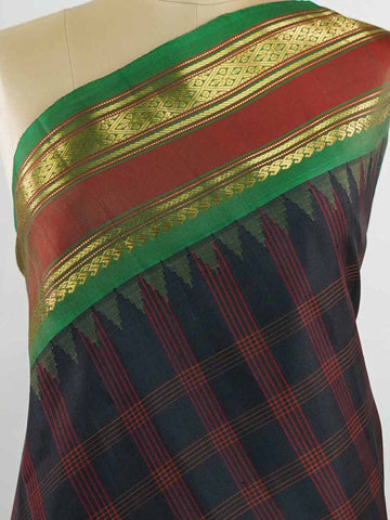 Mangala - Handloom Gadwal Silk Saree | Pure Silk | Zari Border