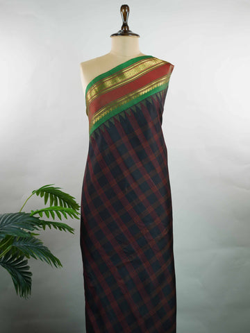 Mangala - Handloom Gadwal Silk Saree | Pure Silk | Zari Border