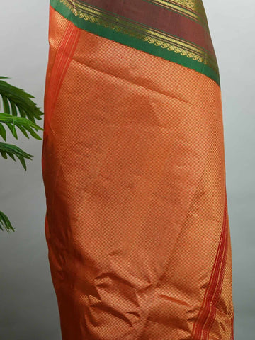 Mangala - Handloom Gadwal Silk Saree | Pure Silk | Zari Border