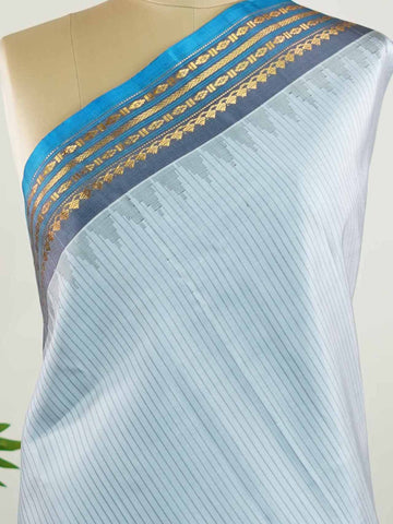 Shakti - Handloom Gadwal Silk Saree | Pure Silk | Zari Border