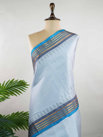 Shakti - Handloom Gadwal Silk Saree | Pure Silk | Zari Border