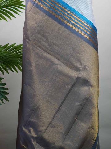Shakti - Handloom Gadwal Silk Saree | Pure Silk | Zari Border